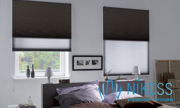 Штори-Плісе в спальню