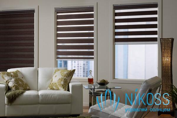 Жалюзі день-ніч в спальню