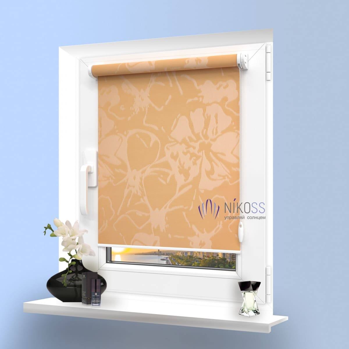 Рулонные шторы открытого типа Briar, цвет briar-01-beige
